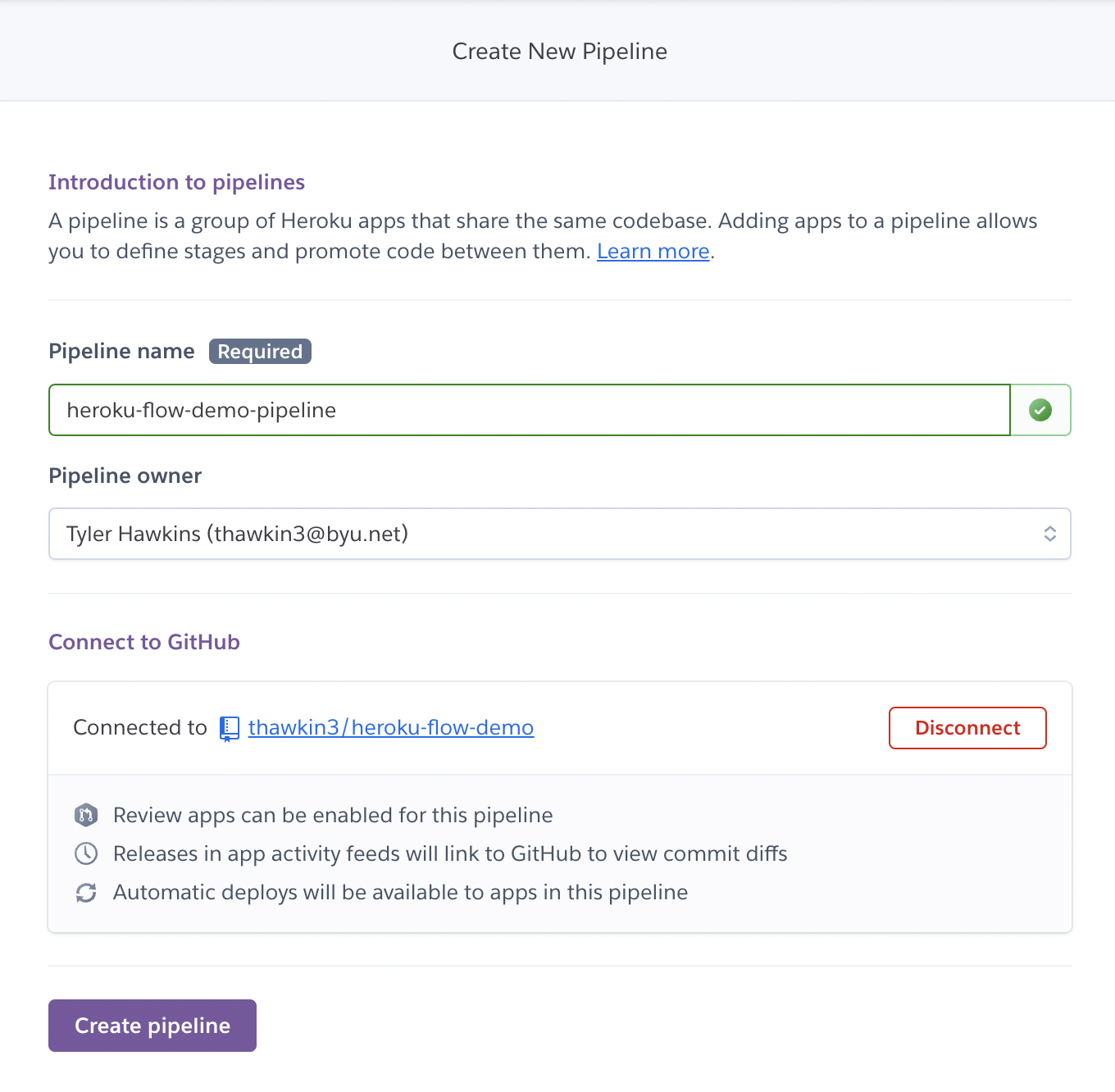 Configure your pipeline