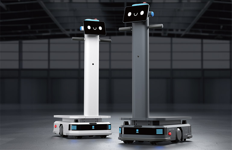 Pudu Robotics' PUDU T300 mobile robot for industrial use.