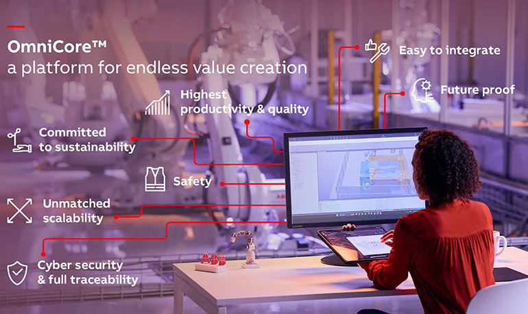 OmniCore offers seven benefits for robotics deployment, says ABB.