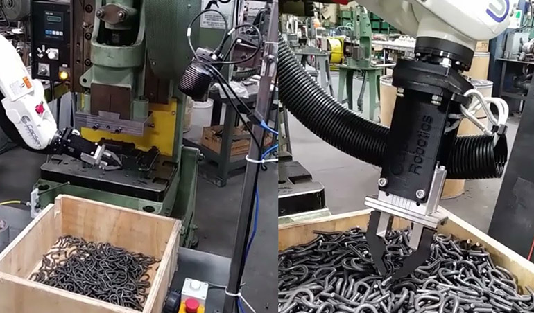 CapSen Robotics sorts metal parts.