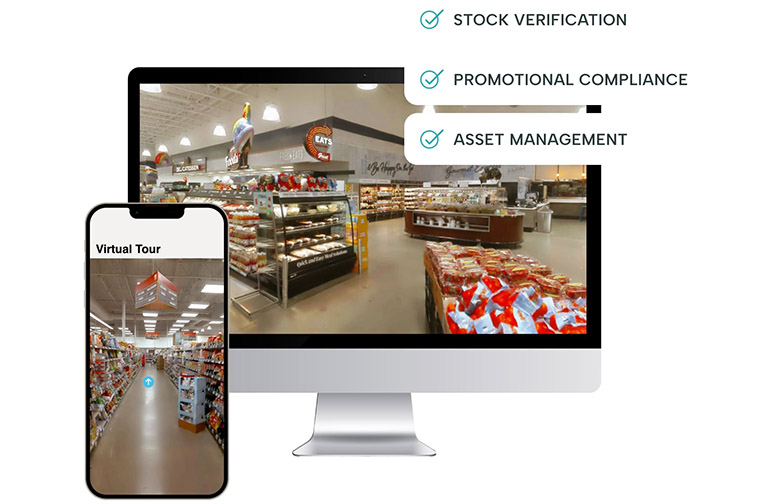 Simbe Virtual Tour provides a detailed look into store layouts.