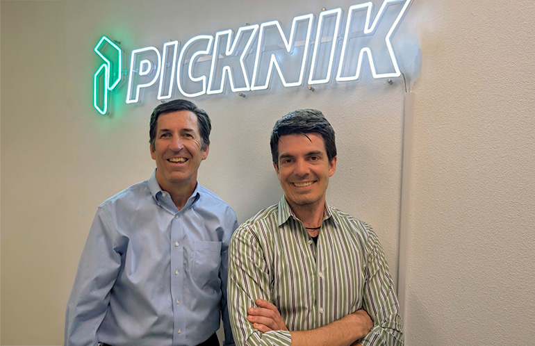 PickNik Robotics' new CEO Dave Grant (left) and founder and CPO Dave Coleman (right).