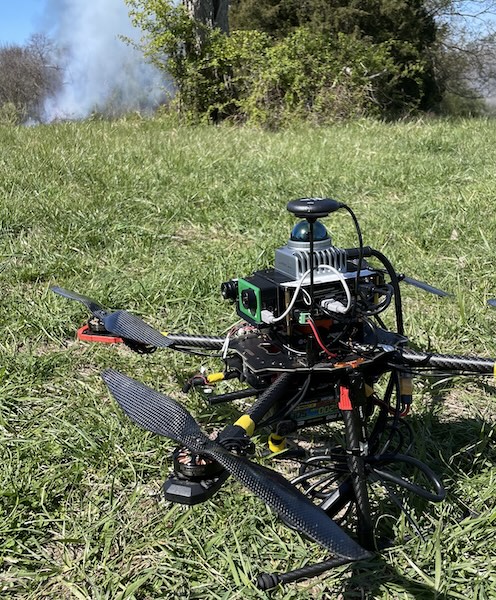 a drone for prescribed fire burning from Robotics 88.