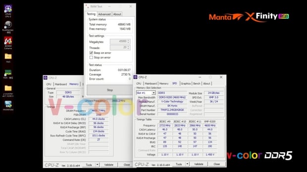 V-Color launches Manta Xfinity CUDIMM memory: up to DDR5-8800 speeds, beautiful designs 403