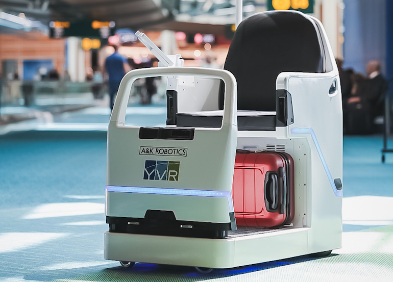 A&K Robotics is testing its micromobility platform in Vancouver International Airport.