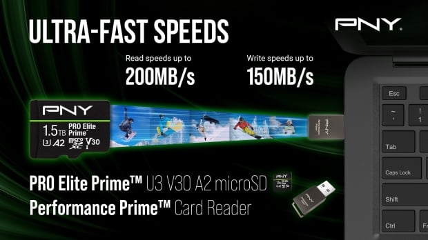 PNY's new PRO Elite Prime microSD card, up to 1.5TB for pros and gamers 03