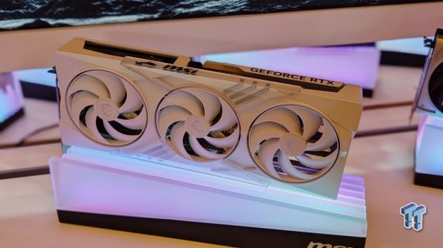 The new GeForce RTX 5070 Ti 16G GAMING TRIO OC WHITE.