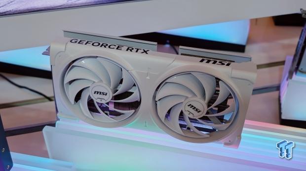 The new GeForce RTX 5070 12G VENTUS 2X OC WHITE.