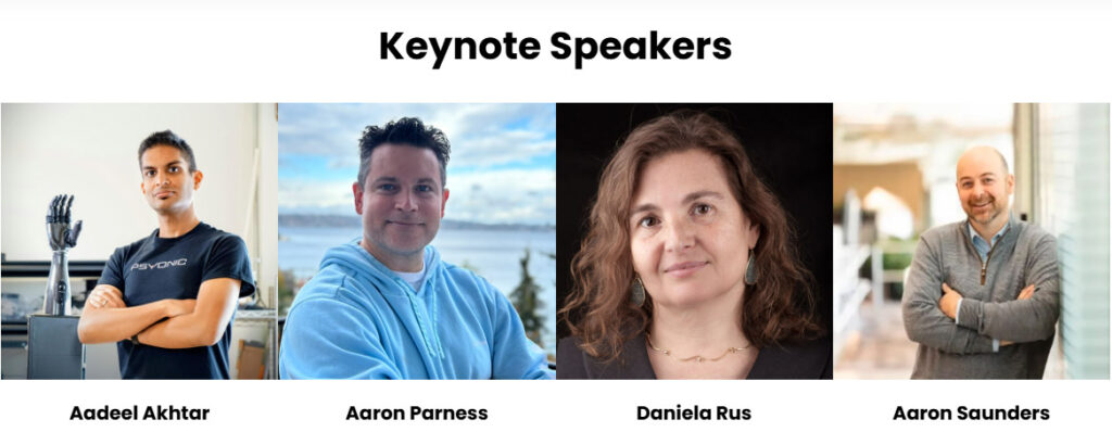 The 2025 Robotics Summit & Expo will feature Aaron Akhtar from Psyonic, Aaron Parness from Amazon Robotics, Daniela Rus from MIT CSAIL, and Aaron Saunders from Boston Dynamics.