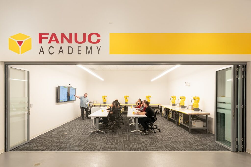 FANUC Academy at the company's Canadian headquarters in Mississauga, Ontario.