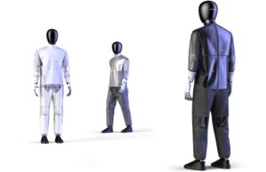 HMND 01 can be dressed with different garments for protection and applications, says Humanoid.